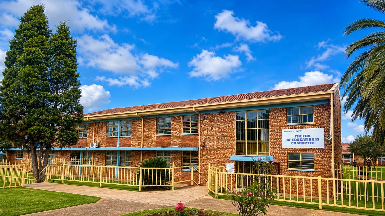 Springs Secondary School Admin Block — The End of Education is Character
